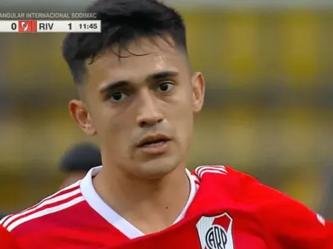 Solari marca el 2 a 0 para River y le pide disculpas a los hinchas de Colo Colo