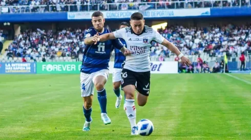 Aitor Ruibal no puede con la decepción tras la goleada ante Colo Colo