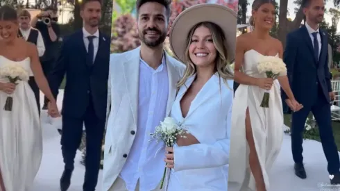 Agustín Bouzat aprovecha sus vacaciones para casarse con Fiorella Curutchet