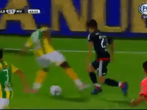 ¡Dos caños seguidos! El recordado lujo de Matías Moya en River Plate