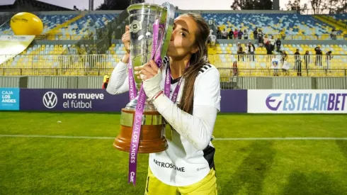 La felicidad de Antonia Canales tras el título de Colo Colo FEM.