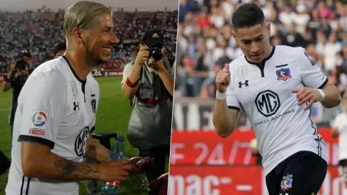 Jaime Valdés sube al columpio a Óscar Opazo en su despedida de Colo Colo.