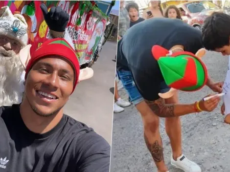 ¡Para aplaudir! Cortés reparte regalos navideños en Iquique