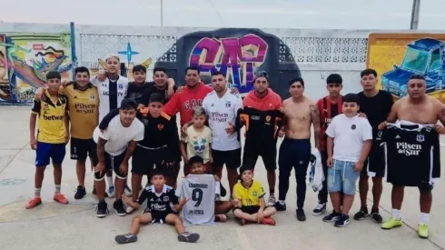 Erick Pulgar con la camiseta de Colo Colo
