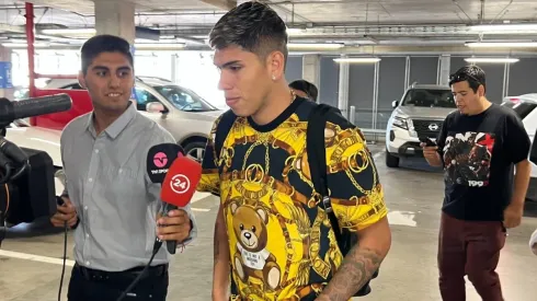 Carlos Palacios arribó a nuestro país.