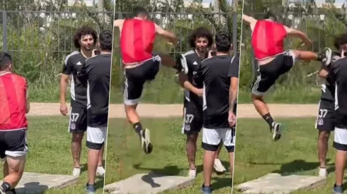 La tremenda broma de Zavala a Falcón en la pretemporada de Colo Colo.