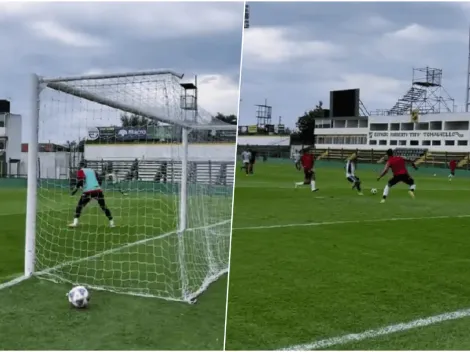 Video: Thompson y Navarro asocian al semillero albo en amistoso de Colo Colo