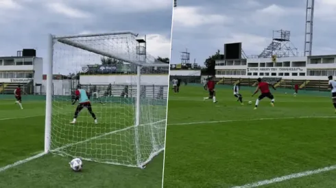 Video: Thompson y Navarro asocian al semillero albo en amistoso de Colo Colo.