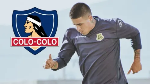 Brian Fernández trolea a hincha de la U con un gesto colocolino.