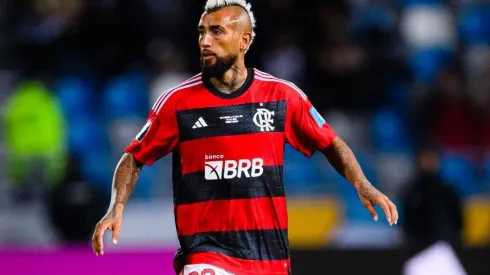 Arturo Vidal tuvo un gran partido en el triunfo de Flamengo.
