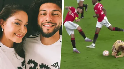 Pareja de Falcón compara jugadas con la de Bruno Fernandes.