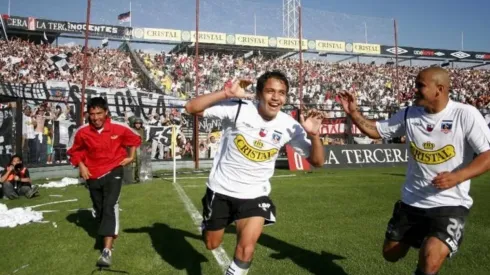 Alexis Sánchez celebró con Colo Colo en un Superclásico