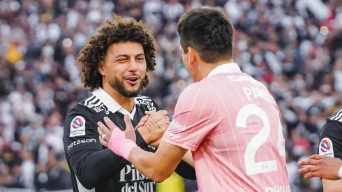 Maximiliano Falcón enfrentando a Universidad Católica.