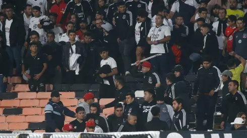 Agustín Bouzat golpea la mesa por los incidentes en el Monumental.