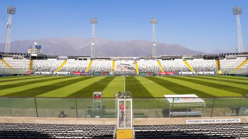 Así luce la cancha del Monumental a horas del Colo Colo vs Boca.
