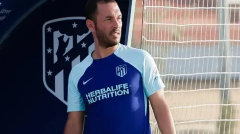 Óscar Fernández en Atlético de Madrid. Crédito: Archivo.