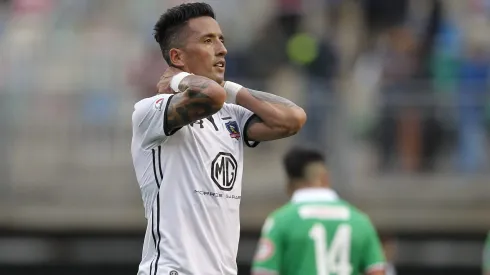 El ex goleador albo Lucas Barrios quedó sin club en Paraguay.