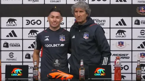 Óscar Opazo fue presentado en el Monumental.