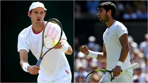 Jarry y Alcaraz se enfrentan en Wimbledon.