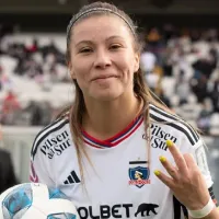 La alegría de Yanara Aedo tras convertir un hat-trick