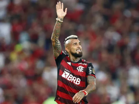 Los pálidos números de Vidal en Flamengo
