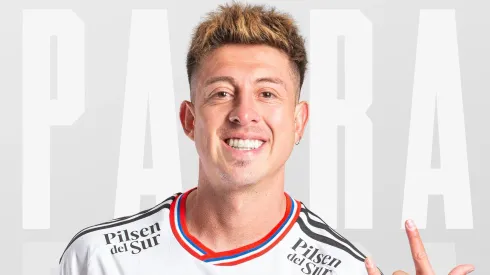 Pablo Parra en Colo Colo. Crédito: Colo Colo.