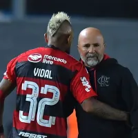 La razón del quiebre Vidal-Sampaoli con su salida de Flamengo