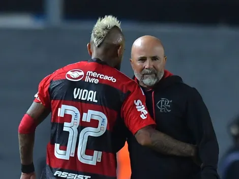 La razón del quiebre Vidal-Sampaoli con su salida de Flamengo