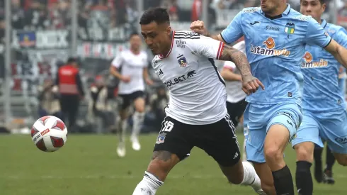 Dario Lezcano en el Cacique. Crédito: Photosport