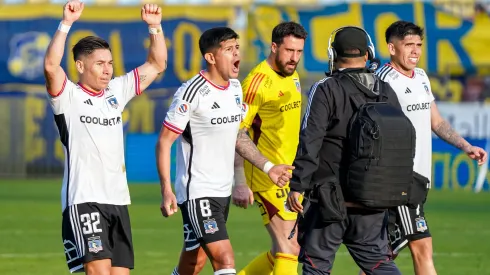 Colo Colo festejó con todo la victoria en Viña del Mar.