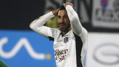 Juan Martín Lucero en Colo Colo. Crédito: Photosport