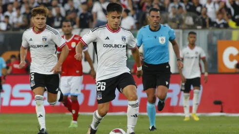 Matías Moya en Colo Colo. Crédito: Photosport