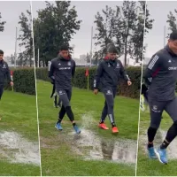 La cariñosa broma de Cortés a Pizarro en Colo Colo
