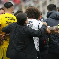 El agarrón de Quinteros a Peluca Falcón