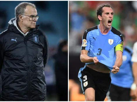 Godín critica a Bielsa por decisiones en la previa del duelo ante La Roja