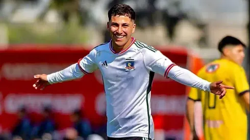 Enzo Romero en Colo Colo. Crédito: Enzo Romero.