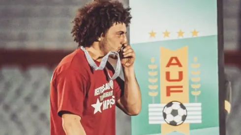 En Rentistas no olvidan a Maxi Falcón, histórico del club.