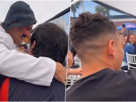 La broma que recibe Saldivia en fiesta dieciochera de Colo Colo