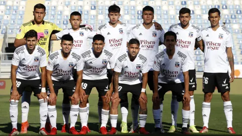 Formación de Colo Colo ante Audax Italiano. Crédito: Photosport
