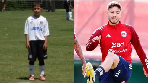 Felipe Loyola en Colo Colo y la Roja. Crédito: Instagram y la Roja.