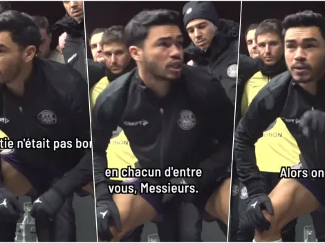 Suazo es líder del camarín de Toulouse con espectacular arenga