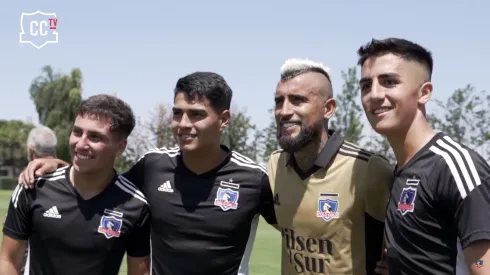 La exigencia de Vidal y tarea que le pone a los juveniles de Colo Colo.
