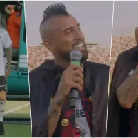 Un emocionado Arturo Vidal llega épicamente en helicóptero a su bienvenida en Colo Colo