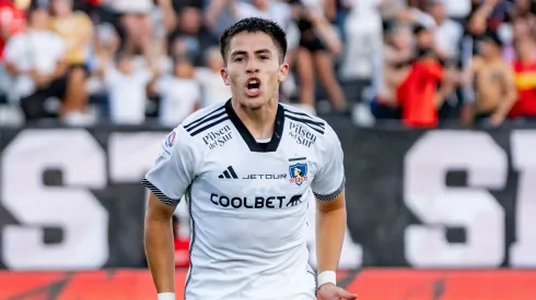 El desahogo de Moya al anotar su primer gol en Colo Colo.
