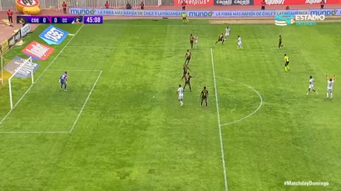 El polémico penal contra Opazo que no fue sancionado a Colo Colo.
