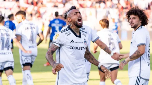Arturo Vidal reacciona al grupo de Colo Colo en la Copa Libertadores.