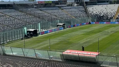 Horas claves previo a la inspección: así está la cancha del Monumental.