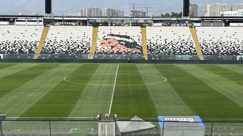 Las condiciones de la cancha del Monumental para Colo Colo vs Cerro.