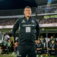Jorge Almirón no puede más de felicidad tras el agónico triunfo de Colo Colo ante Cerro Porteño
