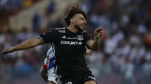 Futbol, Universidad Catolica vs Colo Colo.<br />
Fecha 9, campeonato Nacional 2024.<br />
El jugador de Colo Colo Maximiliano Falcon juega el balon durante el partido de primera division contra Universidad Catolica disputado en el estadio Santa Laura de Santiago, Chile.<br />
20/04/2024<br />
Pepe Alvujar/Photosport
Football, Universidad Catolica vs Colo Colo.<br />
9nd turn, 2024 National Championship.<br />
Colo Colo’s player Maximiliano Falcon play the ball during the first division match against Universidad Catolica held at the Santa Laura stadium in Santiago, Chile.<br />
20/04/2024<br />
Pepe Alvujar/Photosport